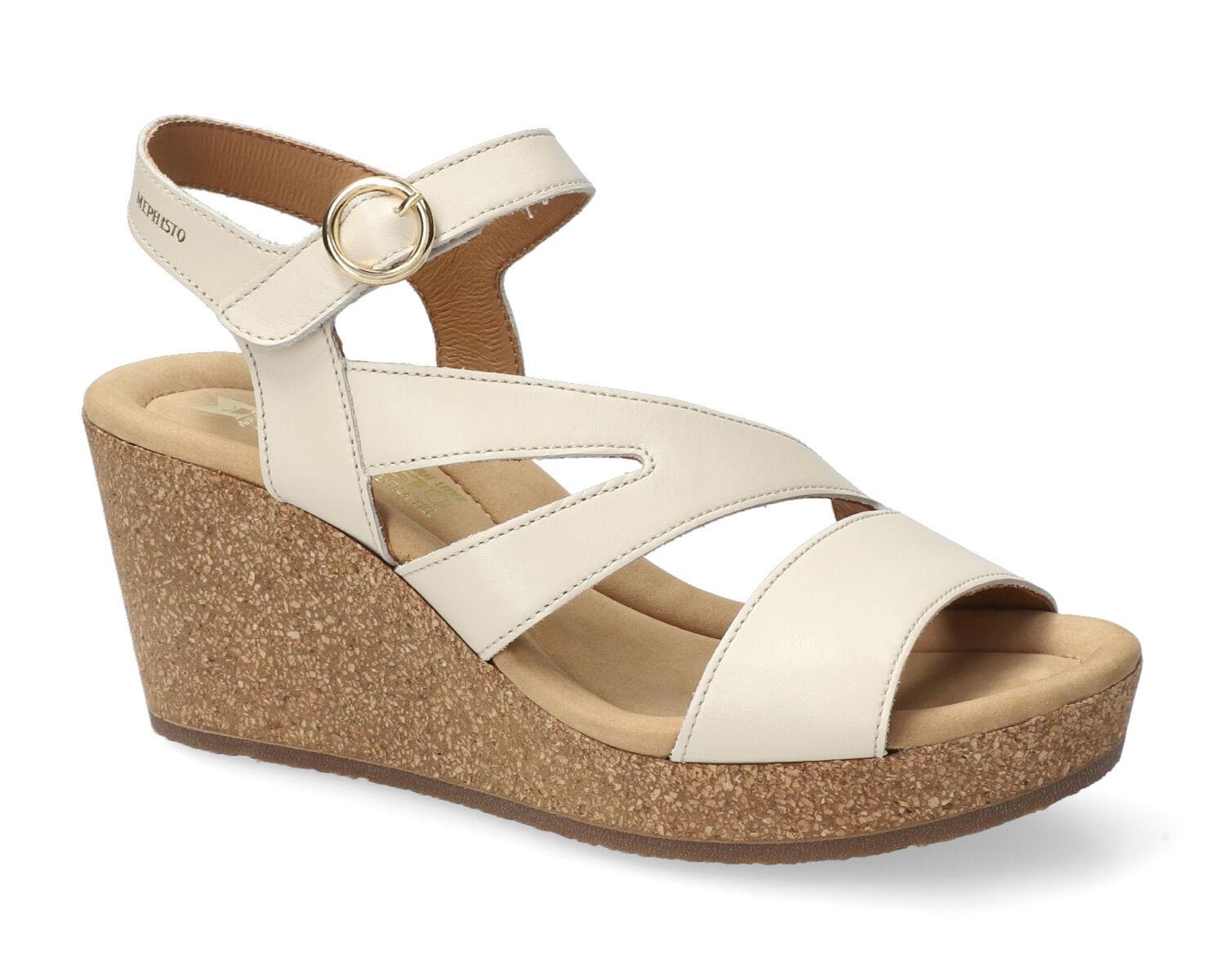 sandales femme modèle Nonnie Blanc casse - Mephisto